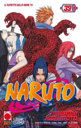Copertina di Naruto 39