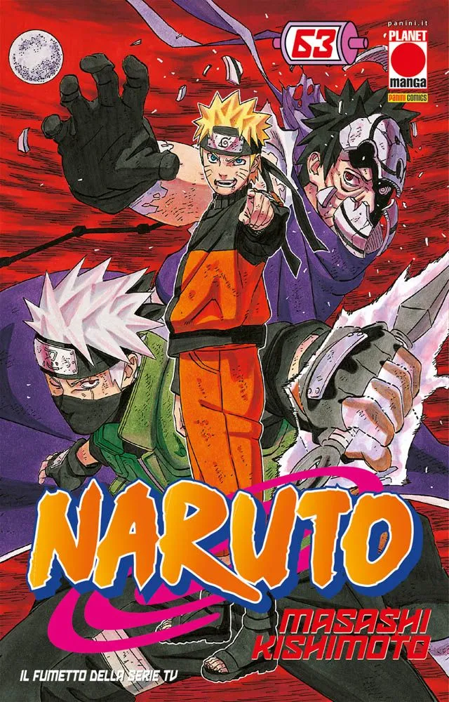 Copertina di Naruto 63