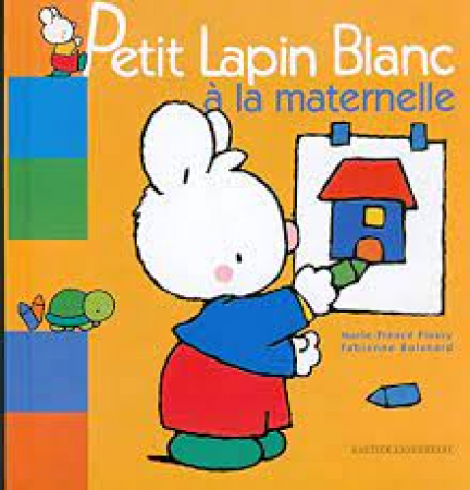 Petit Lapin blanc a la maternelle