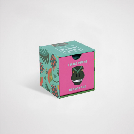 Un libro stoffa con i dinosauri