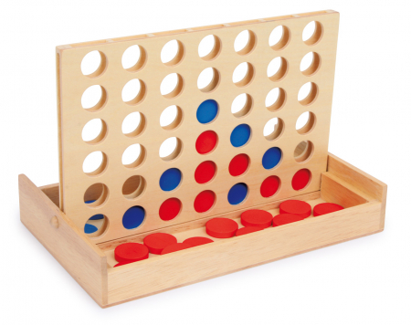 Vier in einer Reihe auf Reise