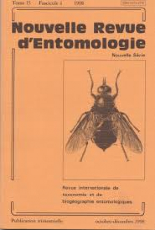 Nouvelle revue d'entomologie