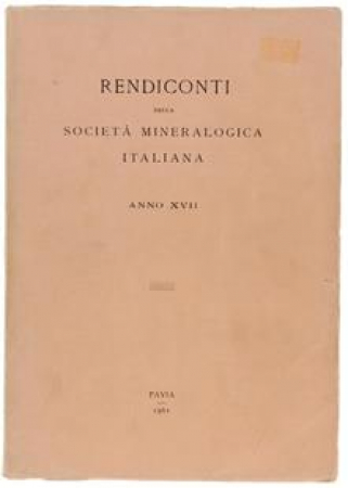 Rendiconti della Società mineralogica italiana
