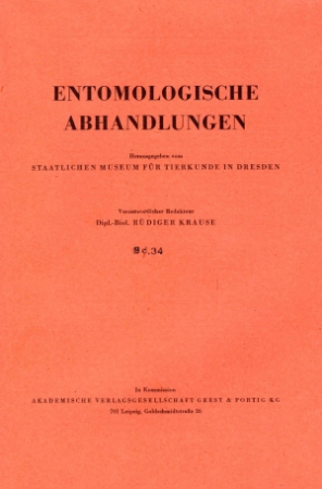 Entomologische Abhandlungen