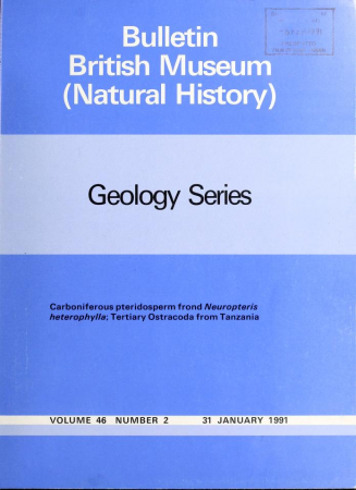 Bulletin of the British Museum (Natural History). Geology