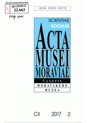 Časopis Moravského muzea. Ser. A, Vědy společenské