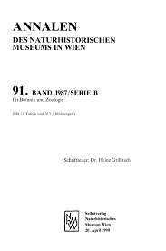 Annalen des Naturhistorischen Museums in Wien. Serie B fur Botanik und Zoologie