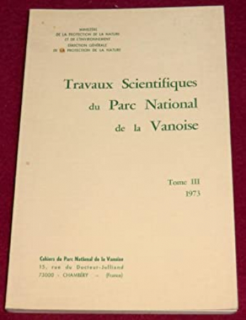 Travaux scientifiques du Parc national de la Vanoise