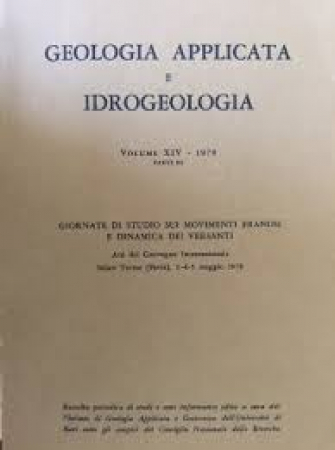 Geologia applicata e idrogeologia