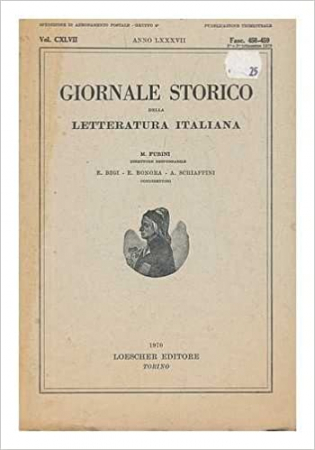 Giornale storico della letteratura italiana