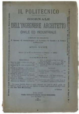 Il politecnico, Giornale dell'ingegnere architetto civile ed industriale
