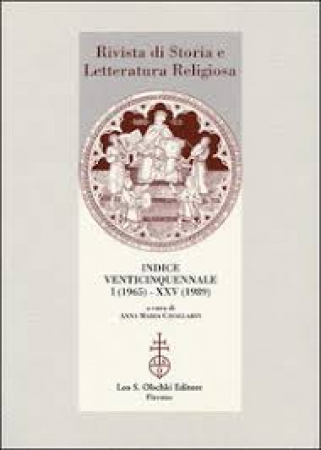 Rivista di storia e letteratura religiosa