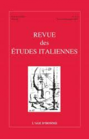 Revue des études italiennes