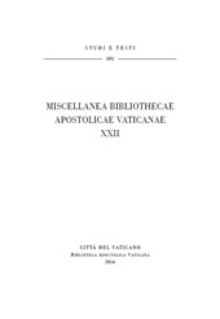 Miscellanea Bibliothecae Apostolicae Vaticanae