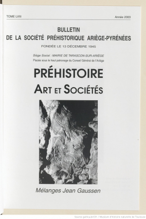 Prehistoire art et sociétés