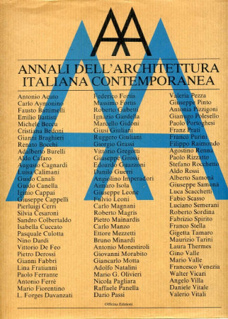 Annali dell'architettura italiana contemporanea