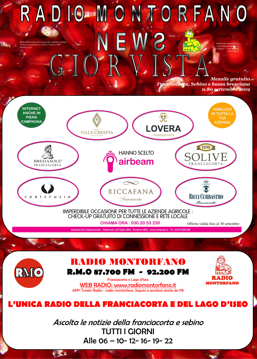 Radio Montorfano news