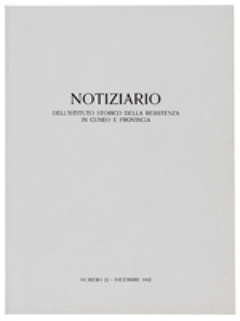 Notiziario dell'Istituto storico della Resistenza in Cuneo e provincia