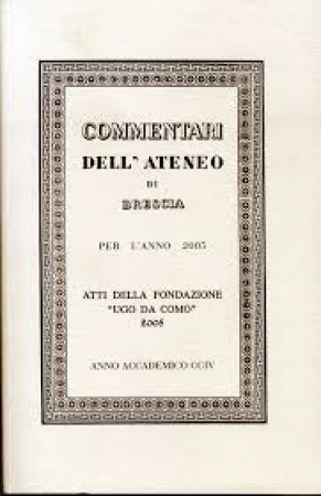 Commentari dell'Ateneo di Brescia per l'anno ...